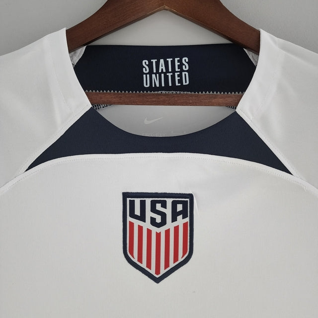 Camisa Seleção dos EUA Home 22/23 Torcedor Nike Masculina - Branca