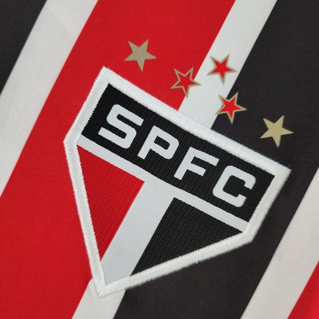 Camisa São Paulo II 22/23 Torcedor Adidas Masculina - Vermelho, Preto e Branco