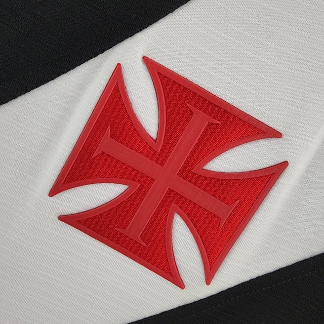 Camisa Vasco da Gama I 22/23 - Torcedor Kappa Feminina - Preta