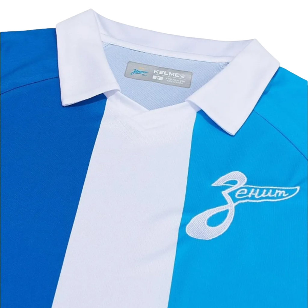 Camisa Zenit 100anos 2025 Kelme Azul Torcedor Masculina