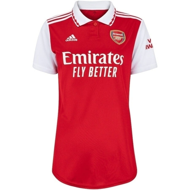 Camisa Arsenal I 22/23 - Torcedor Adidas Feminina - Vermelha e branca