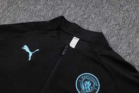 Conjunto Manchester City 23/24 Masculino Puma - Preto