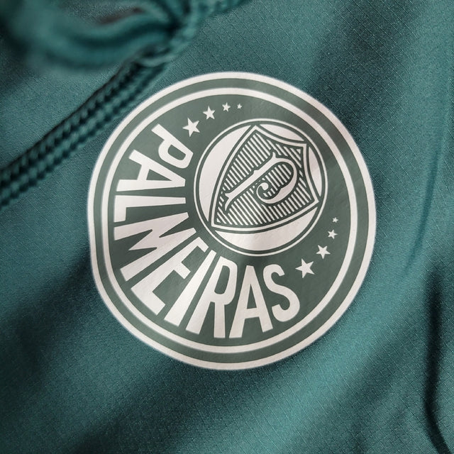 Jaqueta Corta-Vento Palmeiras 23/24 - Masculina Puma - Verde com detalhes em branco