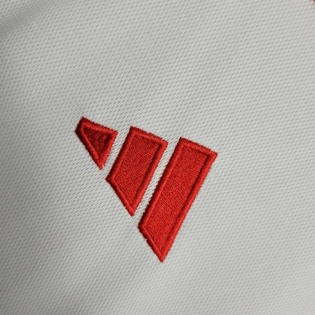 Camisa Seleção Hungria Edição Especial 22/23 - Torcedor Adidas Masculina - Branca com detalhes em vermelho e verde