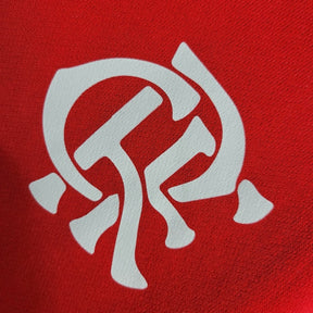 Jaqueta Corta-Vento Flamengo 23/24 Masculina Adidas - Vermelha com detalhes em branco