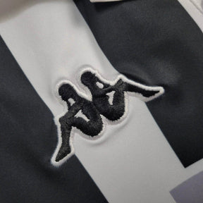 Camisa Retrô Juventus I 1999/2000 manga longa - Kappa Masculina- Preta e branca