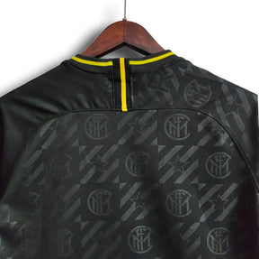 Camisa Retrô Inter de Milão II 1919/1920 - Masculina Nike - Preta com detalhes em cinza e amarelo