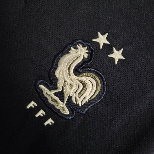 Camisa Retrô Seleção da França Copa do Mundo I 2018 manga longa - Masculina Nike - Azul