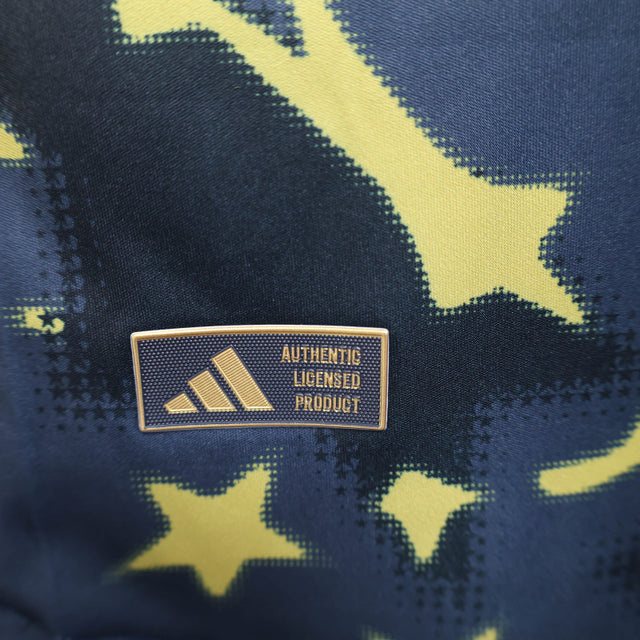 Camisa Boca Juniors III 25/26 - Jogador Adidas Masculina - Azul com detalhes em amarelo