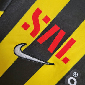 Kit Infantil Al Ittihad I 23/24 - Nike - Amarelo e preto