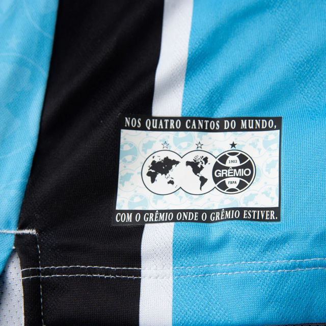 Camisa Grêmio I 25/26 - Torcedor Umbro Masculina - Azul e preta