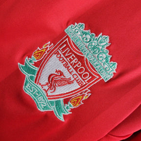 Camisa Retrô Liverpool Edição Champions League I 2008/2009 - Adidas Masculina - Vermelha com detalhes em branco