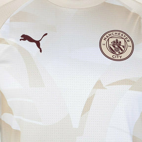 Camisa Manchester City Pré-jogo 24/25 - Torcedor Puma Masculina - Bege