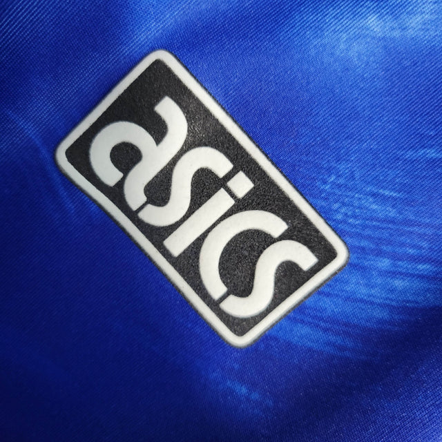 Camisa Newcastle United II Retrô 93/95 - Asics Masculina - Azul com detalhes em preto
