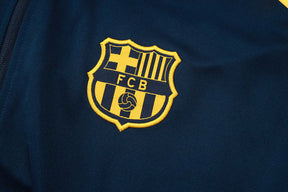 Jaqueta Corta-Vento Barcelona 25/26 - Masculina Nike - Azul com detalhes em vermelho e amarelo
