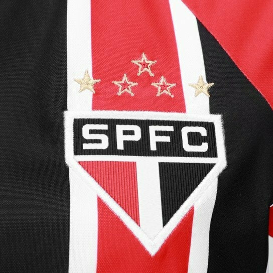 Camisa São Paulo II 25/26 - Torcedor New Balance Masculina - Vermelha e preta