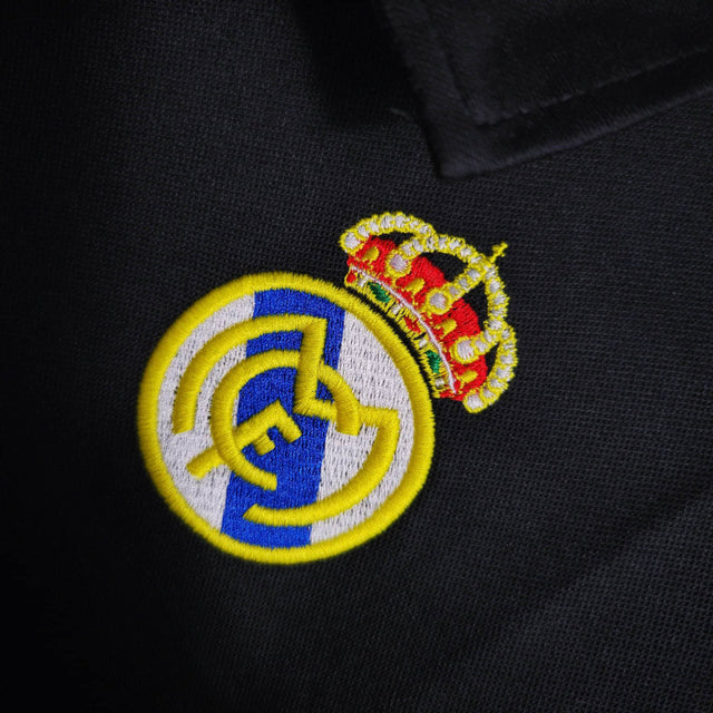 Camisa Retrô Edição Champions League Real Madrid 02/03 - Masculina Adidas - Preta