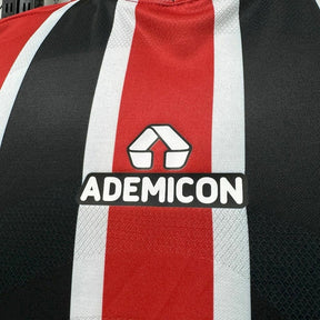Camisa São Paulo II 25/26 - Jogador New Balance Masculina - Vermelha e preta