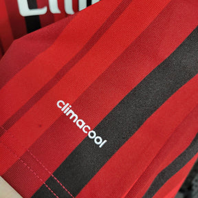 Camisa Retrô AC Milan I 2014/2015 - Masculina Adidas - Vermelha e preta com detalhes em branco