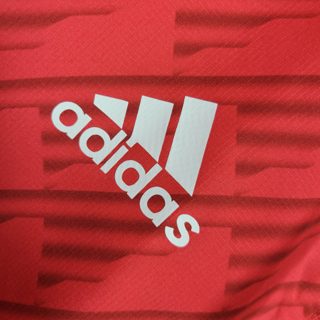 Jaqueta Corta-Vento Manchester United 23/24 - Masculina Adidas - Vermelha