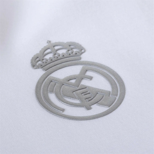Jaqueta Corta-Vento Real Madrid 24/25 - Masculina Adidas - Branca