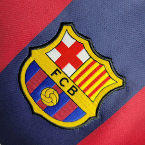 Camisa Retrô Barcelona I 14/15 - Masculina Nike - Azul e vermelha