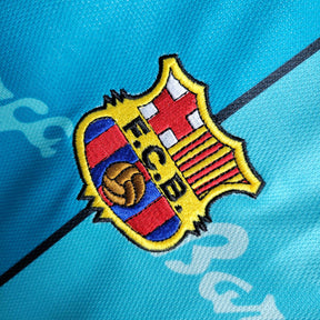 Camisa Retrô Barcelona II 95/97 - Masculina Kappa - Azul com detalhes em vermelho
