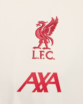Jaqueta Corta-Vento Liverpool I 24/25 - Masculina Nike - Bege com detalhes em vermelho e preto