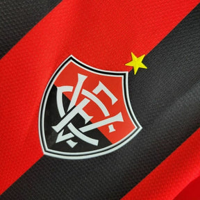 Camisa Vitória I 24/25 - Torcedor Volt Feminina - Vermelha e preta