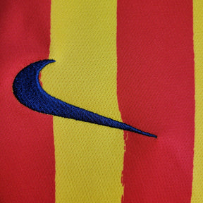 Camisa Retrô Barcelona I 19/20 - Masculina Nike - Amarela com detalhes em vermelho