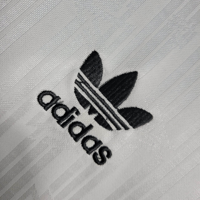 Camisa Retrô Seleção da Alemanha I 1990 - Masculina Adidas - Branca
