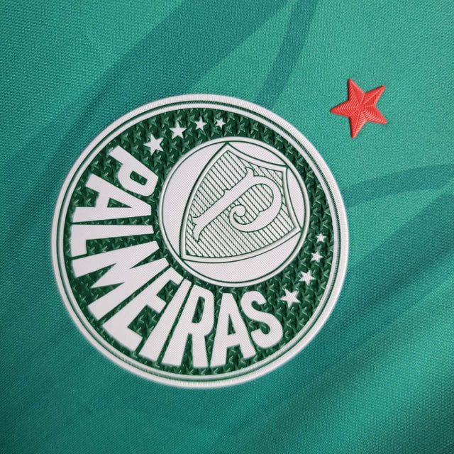 Camisa Palmeiras Treino 24/25 - Torcedor Puma Masculina - Verde com detalhes em branco