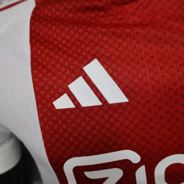 Camisa Ajax I 25/26 - Jogador Adidas Masculina - Vermelha e branca