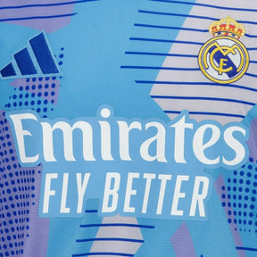 Camisa Real Madrid Goleiro I 24/25 - Torcedor Adidas Masculina - Azul