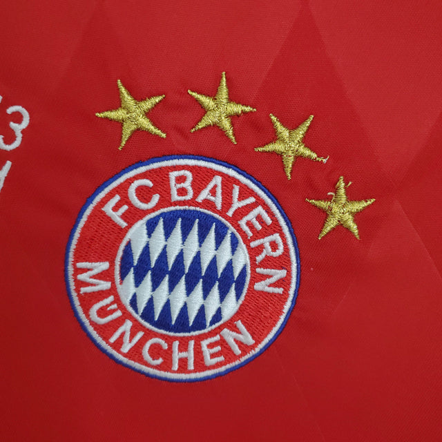 Camisa Retrô Bayern de Munique I 2013/2014 - Masculina Adidas - Vermelha