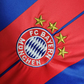 Camisa Retrô Bayern de Munique I 2014/2015 - Masculina Adidas - Azul e vermelha