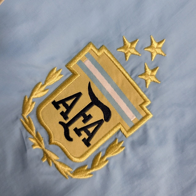 Jaqueta Corta-Vento Argentina 23/24 Masculina Adidas - Azul