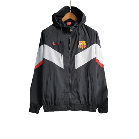 Jaqueta Corta-Vento Barcelona 23/24 - Masculina Nike - Preta