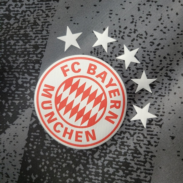 Jaqueta Corta-Vento Bayern de Munique 23/24 - Masculina Adidas - Preta