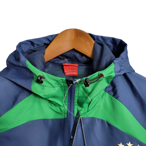 Jaqueta Corta-Vento Brasil 23/24 Masculina Nike - Azul