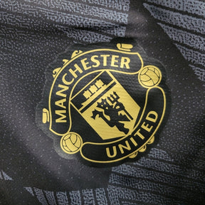 Jaqueta Corta-Vento Manchester United 23/24 Masculino Adidas - Preto