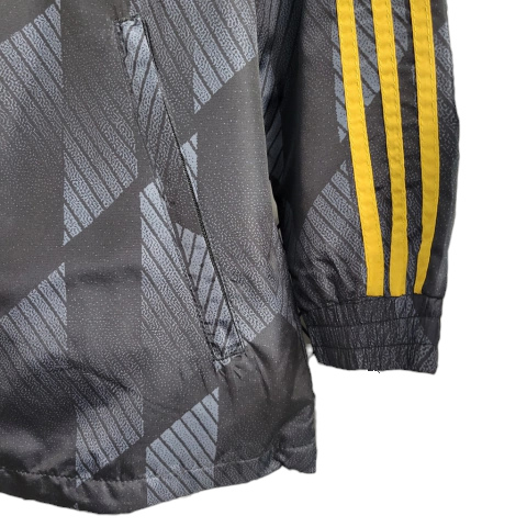 Jaqueta Corta-Vento Manchester United 23/24 Masculino Adidas - Preto