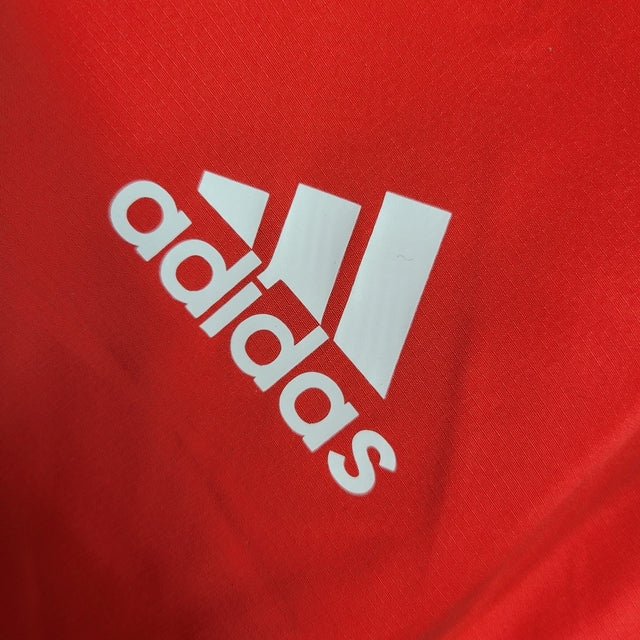 Jaqueta Corta-Vento Manchester United 23/24 - Masculina Adidas - Vermelha