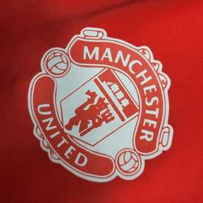 Jaqueta Corta-Vento Manchester United 23/24 - Masculina Adidas - Vermelha