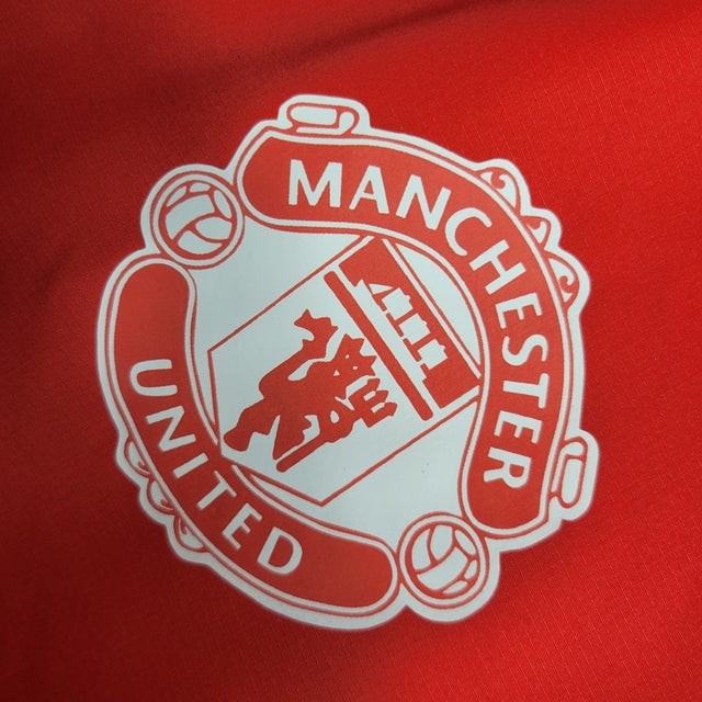 Jaqueta Corta-Vento Manchester United 23/24 - Masculina Adidas - Vermelha