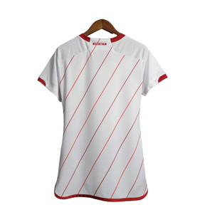 Camisa Internacional II 23/24 - Torcedor Adidas Feminina - Branca com detalhes em vermelho