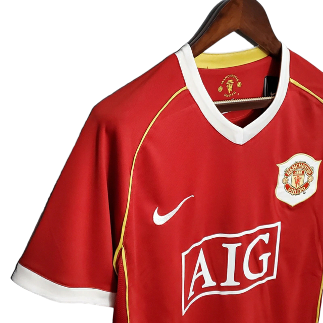 Camisa Manchester United Retrô 2006/2007 Vermelha - Nike