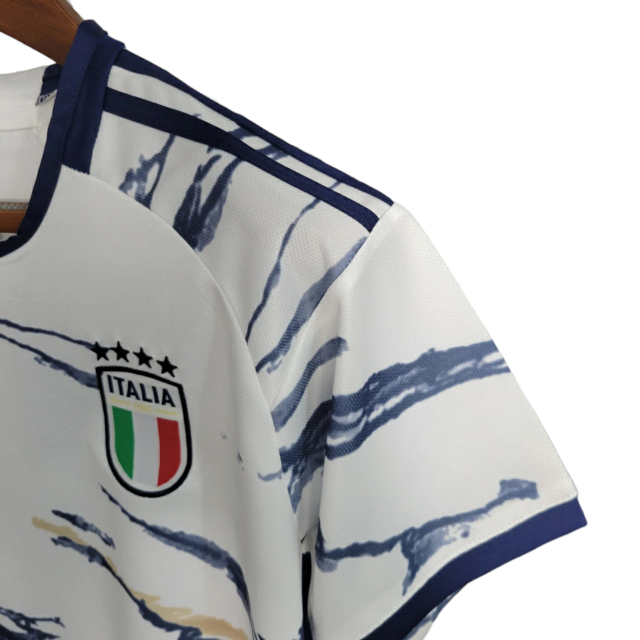 Kit Infantil Seleção da Itália II 23/24 - Adidas - Branco