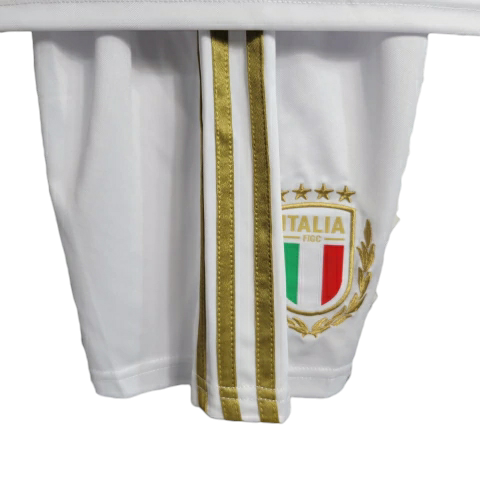 Kit Infantil Seleção da Itália 23/24 - Adidas - Branco