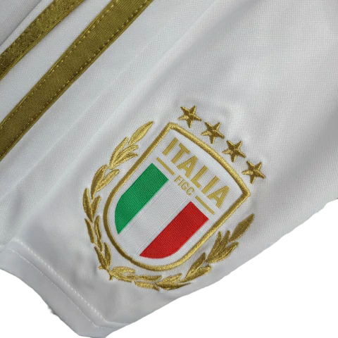 Kit Infantil Seleção da Itália 23/24 - Adidas - Branco